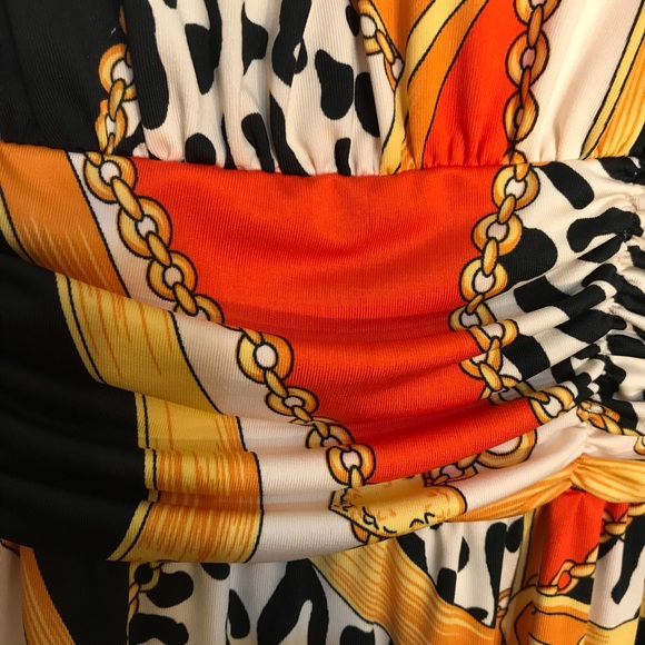 IB Diffusion Orange Multicolored Maxi Dress - Picture 10 of 13